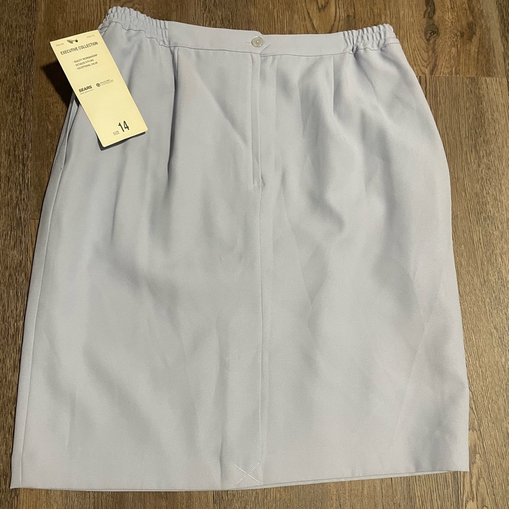 NWT Vintage baby blue skirt